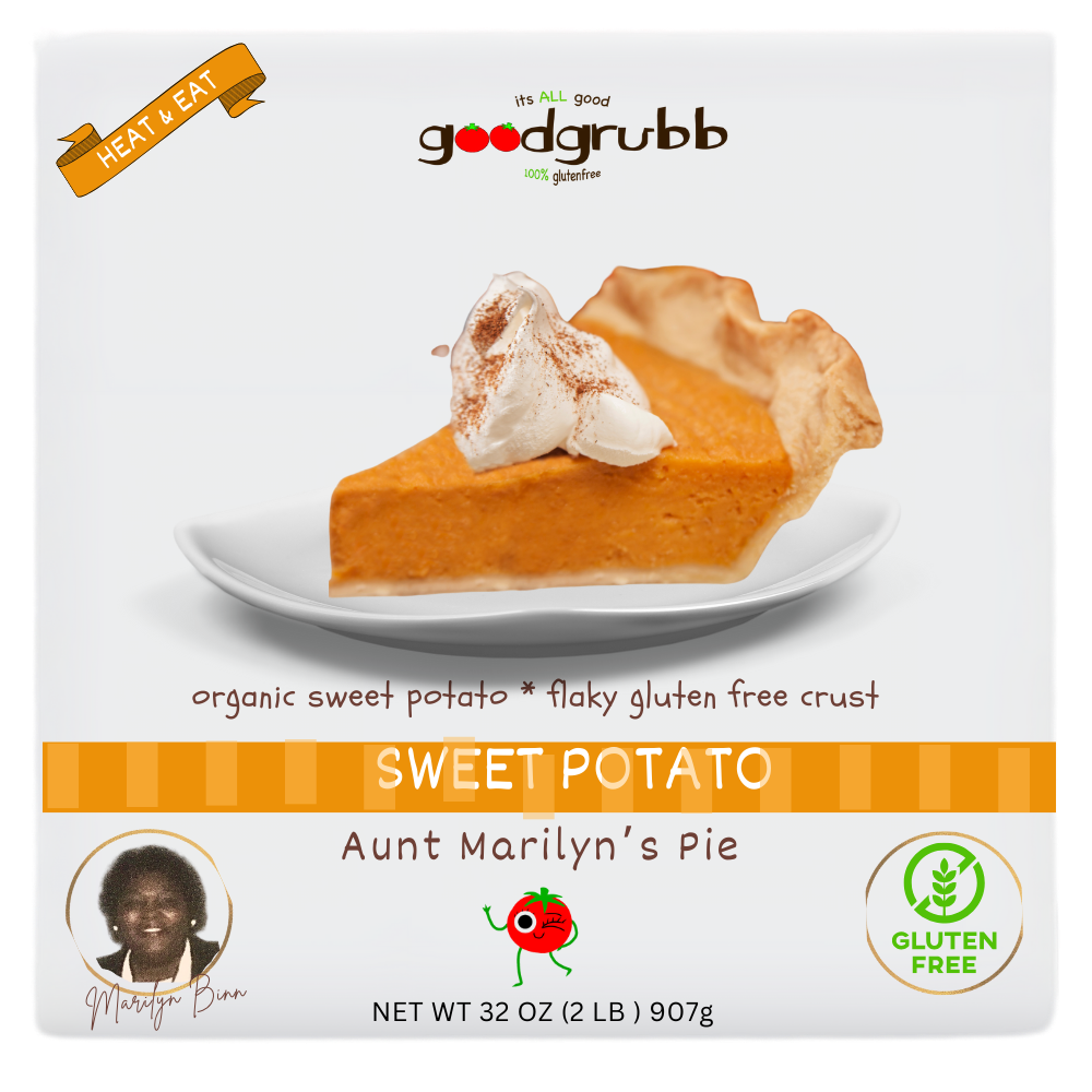Aunt Marilyn’s Sweet Potato Pie; Organic • Gluten Free • Ready to Bake