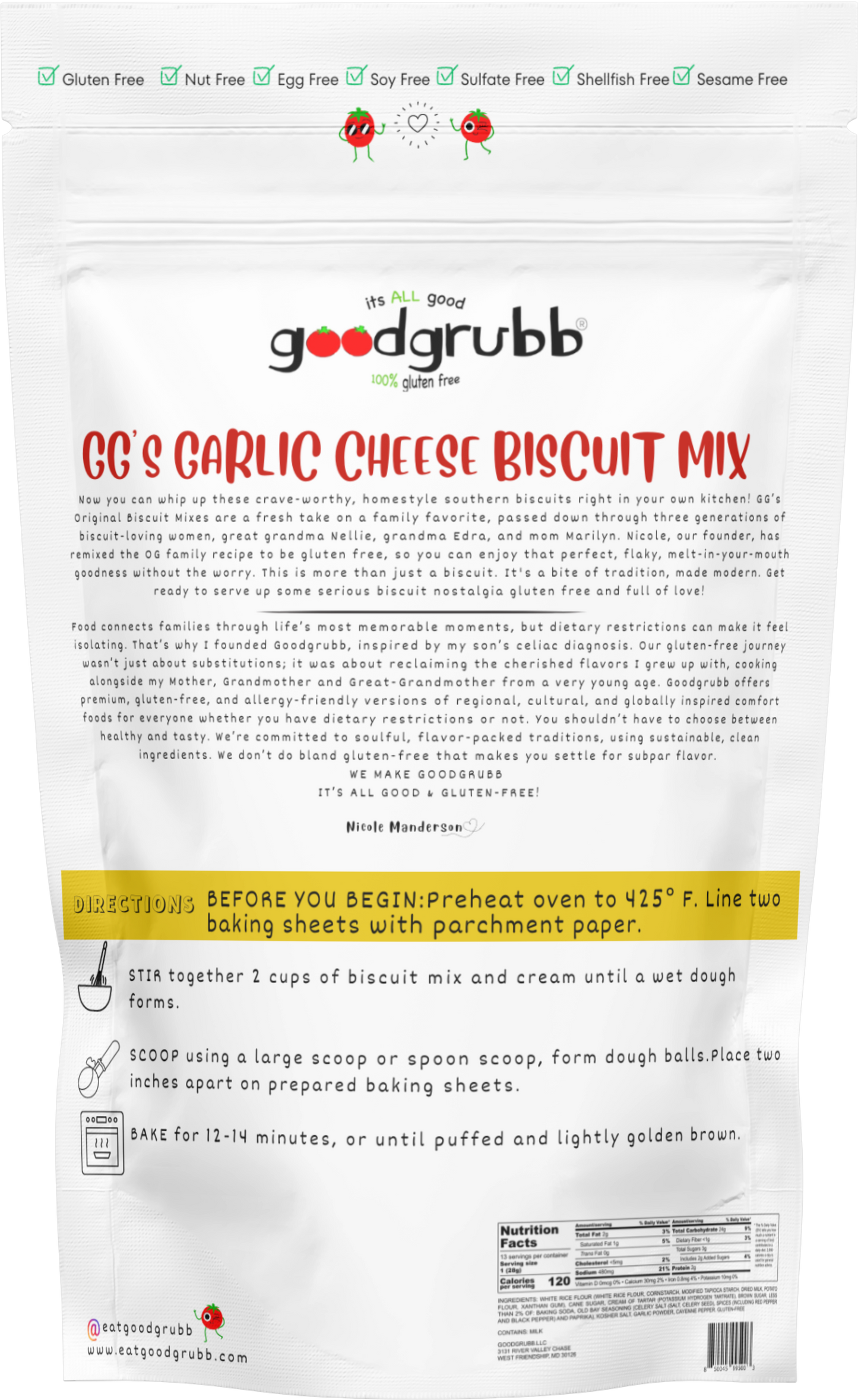 GG's Garlic Cheese Biscuit Mix