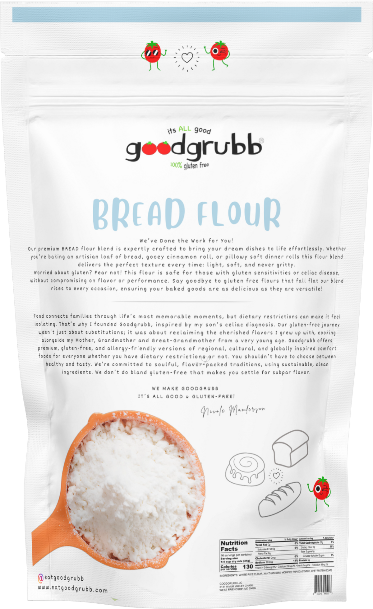 Goodgrubb Gluten Free Bread Flour